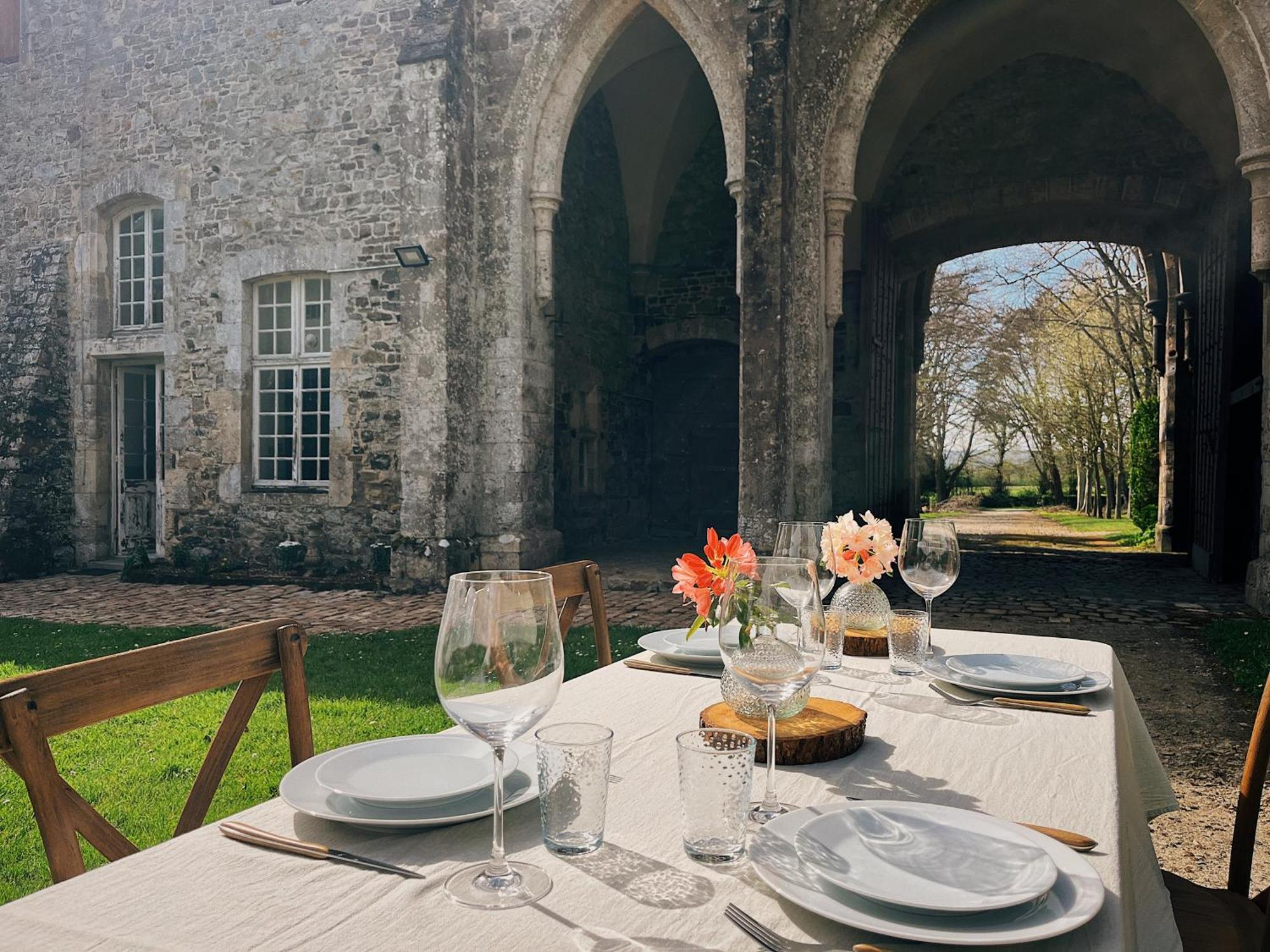 Abbaye De Blanchelande Bed & Breakfast Neufmesnil Exterior photo
